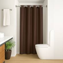Waterproof PVC Shower Curtain, Anti-Mildew, 1.40 X 1.80 - Rỉ Nâu - Xem 6