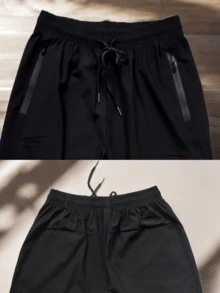 Women's Simple Knot Pocket Drawstring Pants - Caqui - Ver 2