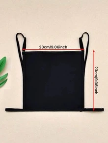 1件吊带无肩带胸罩防走光低领内衣假领子，适用于圣诞装饰连衣裙