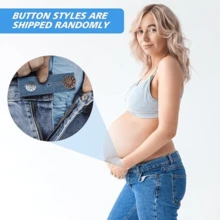 3/4pcs Elastic Waist Extender, Adjustable Pants Waist Extender, Jeans Waist Extender, Waist Button Elastic Adjuster