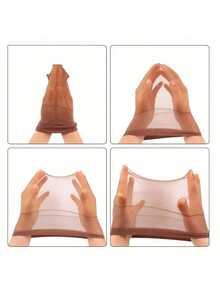 4pcs Wig Caps, Stretchy Nylon Wig Caps, Lace Front Wig Caps For Women, Suitable For Home, Performance, Wedding, All Seasons