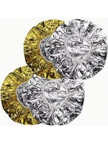 Wielokrotnego użytku czepek do włosów z folii aluminiowej, głęboko odżywiający, odpowiedni do wszystkich rodzajów włosów – idealny do farbowania i stylizacji, jakość salonowa - Złoto - Zobacz 4