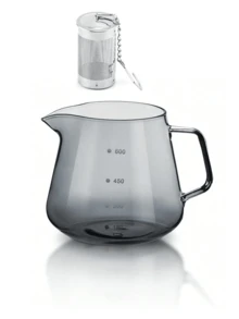 1 pezzo Set da caffè in vetro: Progettato con una bocca larga per un uso facile, perfetto per preparare il caffè e infondere il tè, adatto facilmente per bustine di tè e infusori. Realizzato in vetro di alta qualità, offre una chiara visibilità durante la preparazione, è durevole e ideale per l'uso quotidiano. Perfetto per casa, ufficio o piccoli raduni, eccelle nella preparazione di un caffè ricco, tè in foglie aromatico o infusioni pratiche con bustine di tè.