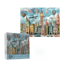 1000 Piece Chinese Traditional Architecture Puzzle - Large Size 50.04x70.1 Cm, High Quality Thick And Durable Paper Pieces, Intermediate Skill Level, Portable Rectangular Art Decor, Frameless, Ideal For DIY Enthusiasts, Great Gift For Birthday, Christmas, Halloween, Thanksgiving