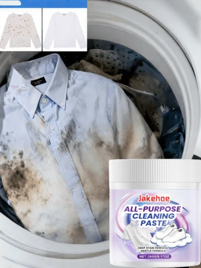 Dung dịch tẩy rửa đa năng 100g/260g, thích hợp để làm sạch quần áo, giày dép trong nhà, loại bỏ hiệu quả dầu mỡ, bụi bẩn và các vết bẩn khác. Đây là chất tẩy rửa nhẹ nhàng dùng ngoài trời, thích hợp để làm sạch quần áo, giày dép, đồ dùng nhà bếp và thiết bị ngoài trời. Nhỏ gọn và rất tiện dụng khi đi du lịch, khả năng tẩy rửa mạnh mẽ có thể loại bỏ dầu mỡ, bụi bẩn và các vết bẩn cứng đầu. Công thức dịu nhẹ và hiệu quả đảm bảo an toàn cho dụng cụ và bề mặt cần làm sạch.