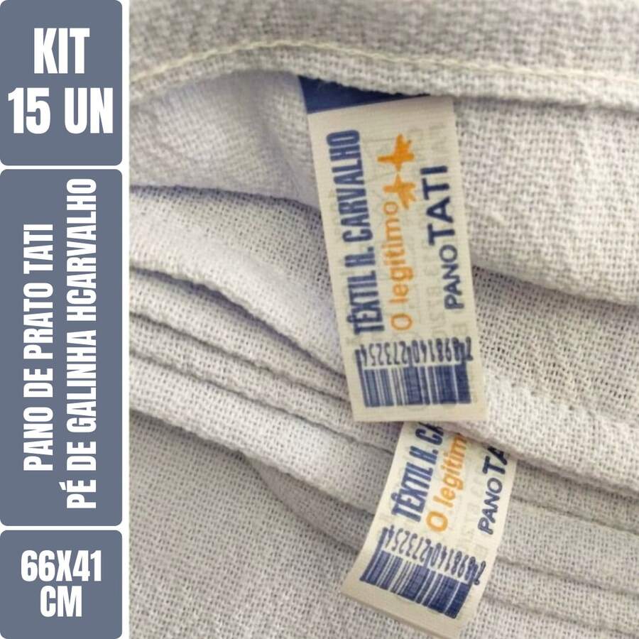 Kit 15 Chicken Feet Dishcloths - H.Carvalho The Genuine - Original - 白色 - 查看 1