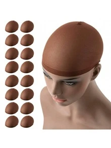 4pcs Wig Caps, Stretchy Nylon Wig Caps, Lace Front Wig Caps For Women, Suitable For Home, Performance, Wedding, All Seasons