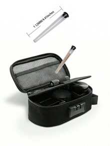 1pc Odor Proof Bag,Password Lock,Tobacco Bag,Smell Proof Bag With Lock,Smoking Tool Storage Bag, Portable Portable Portable Pipe Lock Bag,Carbon Lined Odor Proof Case Containers For Travel Storage (8x4x2.75 Inch)