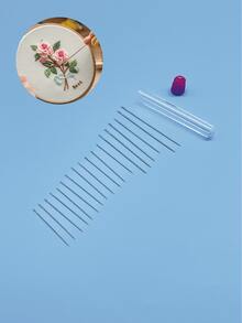 Assorted Large Eye Sewing Needles, Portable Plastic Bottle, Suitable For DIY Projects, Embroidery Supplies, Handicrafts