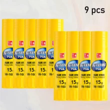 WUQIANNIAN [wqn] Juego De 3 Barras Adhesivas Sin Formaldehído, Suministros De Oficina Adhesivo Sólido Hecho A Mano Dy, Papel Adhesivo, Suministros De Proceso De Alta Viscosidad, Material Escolar - 9g-15g-21g-36g