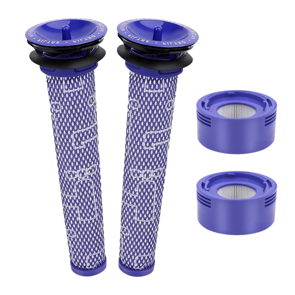Filters Replacement Compatible With V7, V8 Animal And V8 Absolute Vacuum, Compare To Part 965661-01 And 967478-01, 3 Pre And 3 Post Filters