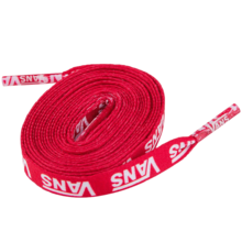 91cm Vans Unisex Classic Logo Printed Shoelaces, Streetwear Style - Red - View 6