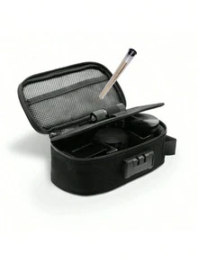 1pc Odor Proof Bag,Password Lock,Tobacco Bag,Smell Proof Bag With Lock,Smoking Tool Storage Bag, Portable Portable Portable Pipe Lock Bag,Carbon Lined Odor Proof Case Containers For Travel Storage (8x4x2.75 Inch)