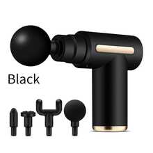 Upgraded Massage Gun, Suitable For Full-Body And Arm And Back Massage. 6/32-Speed Deep Tissue Massage Gun, Four Changeable Heads, Multiple Ways To Relax Muscles. Handheld Electric Muscle Massager, Suitable For Muscle Relaxation During Exercise And Fitness. Mini Version And Upgraded Version Available, Convenient And Durable, Exercise Helper - Black - View 17