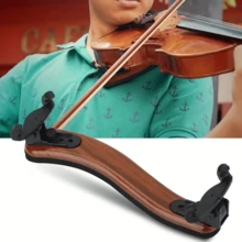 1/2pcs Adjustable Maple Wood Violin Shoulder Rest With Comfortable Pad - 3/4-4/4 Maple, 1/2-1/4-1/8 Maple, Durable Wooden, Precisely Tuned To Enhance Playing Experience, Violin Accessories, Musical Instrument Accessories, Comfortable And Stable, Sturdy, Durable, Fully Adjustable, String Instrument Accessories, Suitable For Beginners And Musicians, Suitable For Indoor And Outdoor, Outdoor Performance, Suitable For Collectors, Room Decor, Perfect Gift For Music Lovers, Valentine's Day/Birthday/New Year/Holiday