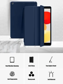 Tablet Protective Case, Soft Anti-Fall Protection, Ultra-Thin/Smart Stand/Auto-Wake Protective Case Compatible With IPad For IPad 9th Gen/IPad 10th Generation (Dark Blue),IPad Case, Adjustable Stand, Sleep Wake-Up, Simple Casual Business Folding Tablet Protective Cover, Suitable For IPad Mini 6/9.7/10.2/10.5/Air4/Air5/10th/10.9/Pro 11 Inches/ Air11(M2)/Pro11(M4)/IPad Air 11-Inch (M3) 2025/IPad (A16) 11 Inch 11th Generation 2025 Model