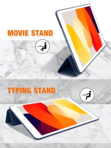 Tablet Protective Case, Soft Anti-Fall Protection, Ultra-Thin/Smart Stand/Auto-Wake Protective Case Compatible With IPad For IPad 9th Gen/IPad 10th Generation (Dark Blue),IPad Case, Adjustable Stand, Sleep Wake-Up, Simple Casual Business Folding Tablet Protective Cover, Suitable For IPad Mini 6/9.7/10.2/10.5/Air4/Air5/10th/10.9/Pro 11 Inches/ Air11(M2)/Pro11(M4)/IPad Air 11-Inch (M3) 2025/IPad (A16) 11 Inch 11th Generation 2025 Model