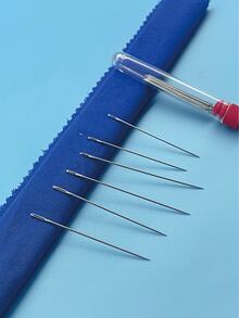 Assorted Large Eye Sewing Needles, Portable Plastic Bottle, Suitable For DIY Projects, Embroidery Supplies, Handicrafts