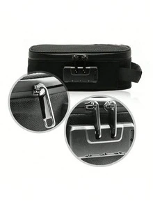 1pc Odor Proof Bag,Password Lock,Tobacco Bag,Smell Proof Bag With Lock,Smoking Tool Storage Bag, Portable Portable Portable Pipe Lock Bag,Carbon Lined Odor Proof Case Containers For Travel Storage (8x4x2.75 Inch)