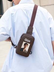 1 Piece, Customized Waist Bag, Chest Bag, Crossbody Bag, Hand Bag, Wear-Resistant, Customized Name, Customized Copywriting, Comfortable Shoulder Straps, Solid Color, Simple, Fashionable, High-End Texture, School, Work, Commuting, Travel, Excursions, Large Capacity, Leisure, Office, Multiple Ways Of Wearing, Random Matching