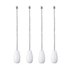 2件/4件吊扇拉链延长串珠球木制吊灯 - 彩色 - 查看 13