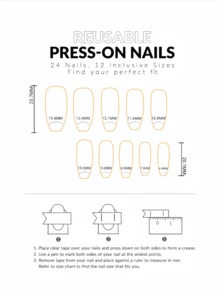 Santa Claus Christmas Tree Christmas Nails 24 Piece Of Fake Nails Press On Nails Almond Fall Press On Nails Press On Nails Cute Nails Fake Nails Multicolored Nails Purple Nails