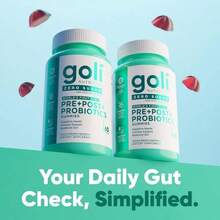World's First 3-In-1 Pre, Post, Probiotic Gummies,Zero Sugar Goli,- Gluten Free, Vegan, Non-GMO, & Gelatin-Free, No Sugar, Free Shipping, For Women, For Men - ZEROSUGAR - 查看 6