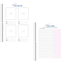 Cuaderno para registro de libros leiddos- Book Journal - BJP - Ver 5