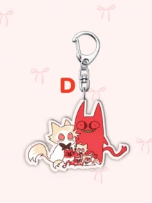 1 móc khóa Acrylic hoạt hình Anime, móc khóa hình quả bí ngòi in hình Vicky Charlie Alastor, móc khóa xe hơi. Phụ kiện túi xách hàng ngày, móc khóa túi xách, dây đeo, móc chìa khóa. Lý tưởng cho bạn trai, bạn gái, thành viên gia đình, bác sĩ, y tá, quà tặng tiệc tùng, trang trí điện thoại di động, v.v. Móc khóa túi xách Giáng sinh, phụ kiện xe hơi, ý tưởng quà tặng cho giáo viên, chị gái - Nhiều màu - Xem 6