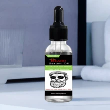 2 件男士胡须油，深层清洁，保湿，软化，胡须修饰油，30ml+30ml - 黑色-2只裝 - 查看 5