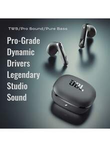 JBL T280TWS X3 Wireless Sports Earbuds, Air Conduction Technology, Comfortable Long-Lasting Wear, Dual-Mode Intelligent Noise Cancellation, Suitable For Fitness And Business, Black - Black - View 2