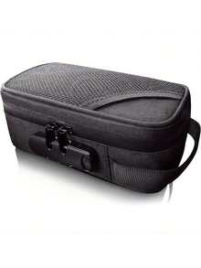 1pc Odor Proof Bag,Password Lock,Tobacco Bag,Smell Proof Bag With Lock,Smoking Tool Storage Bag, Portable Portable Portable Pipe Lock Bag,Carbon Lined Odor Proof Case Containers For Travel Storage (8x4x2.75 Inch)