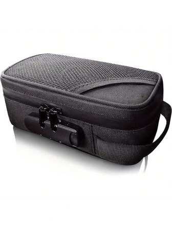 1pc Odor Proof Bag,Password Lock,Tobacco Bag,Smell Proof Bag With Lock,Smoking Tool Storage Bag, Portable Portable Portable Pipe Lock Bag,Carbon Lined Odor Proof Case Containers For Travel Storage (8x4x2.75 Inch)