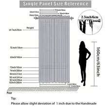 1pc Nordic Minimalist Style, White Christmas Tree Embossed Sheer Curtain, Rod Pocket Top, Exquisite Embossed Design, Lightweight Polyester Fabric, Soft, Smooth, Durable, Wrinkle-Resistant, Washable, Easy Care, Home Window Decor For Living Room, Bedroom, Dining Room, Kitchen, Christmas Party