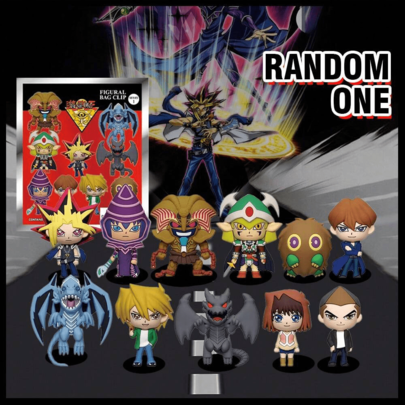 Crunchyroll 1PC Officially Licensed 3D  Yugi Dark Magician Game Character Series Keychain Mystery Blind Bag Random One Character Surprise Bag Car Key Cell Phone Charm Creative Backpack Clothing Decorations Desktop Ornaments Christmas Halloween Birthday Surprise Gift For Family And Friends