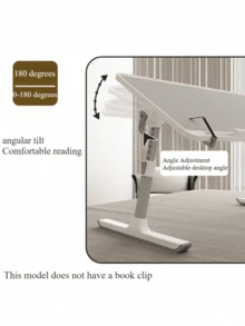 Foldable Laptop Bedside Table: Height And Angle Adjustable, Ideal For Bed, Sofa, Armchair And Floor - 灰色 - 查看 3
