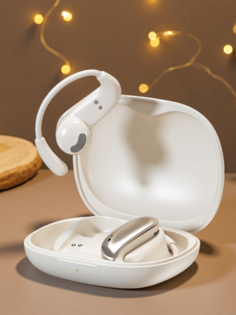  WoSD 2025 新款 TWS 无线耳机 - 挂耳式耳机 - 无与伦比的真无线人体工程学，具有杜比重低音、ACC 立体声高清通话和 HIFI 音效，是 Android 系统以及运动和音乐爱好者的理想选择！