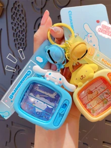 سلسلة مفاتيح سانريو سينامورول زرقاء، مطرزة بتفاصيل 4 بوصات، قفل بالضغط، سلسلة من سبائك معدنية، ديكور للحقيبة والمفتاح، للاستخدام اليومي، هدية لمحبي سانريو، لمسة مميزة، إصدار محدود، جاهزة للهدايا، لون أزرق سماوي، لمسة كاواي، غرزة متينة، رفيق مكتب، ديكور منزلي، مشبك حقيبة ظهر، مروحة للبالغين