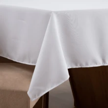 Oxford Tablecloth For 4, 6 And 8 Seats - trắng - Xem 2