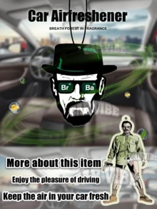 Breaking Bad,Walter White,Heisenberg Design Car Air Fresheners - Hanging Rearview Mirror Scented Tablets, Gift For Friends - Multicolor - View 10