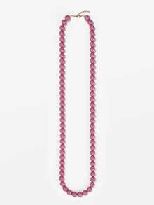 1 pieza Collar largo de cuentas geométricas de plástico de estilo bohemio, hecho a mano para mujeres, se puede usar en doble capa, adecuado para verano, playa, vacaciones y uso diario