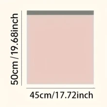 100pcs Ultra-Thick Durable Pull Rope Garbage Bag - Thick Large Portable Polyethylene Garbage Bag For Kitchen, Bathroom, Bedroom And Living Room, Home Organization | Fashion Design | Pull Rope Closing, Garbage Bag Dispenser - Màu Hồng baby - Xem 4