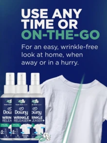 Spray multifuncional anti-arrugas, tamaño de viaje - incluye desodorante, agente antiestático, ambientador de tela y ayuda para planchar. Adecuado para ropa, ayuda a eliminar las arrugas, proporciona suavidad y comodidad, elimina la electricidad estática. Envío aleatorio de versiones antiguas y nuevas. - Multicolor - Ver 5