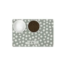 1PC Personalized Dog Bowl Mat, Custom Pet Name Mat,Dog Lover Gift, New Puppy Gift, Custom Cat Placemat, Unique Pet Feeding Mat,Perfect Gift For Birthday,Christmas,Thanksgiving,Halloween, And Special Occasions - Multicolor - View 4