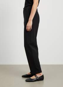Ballerine da donna con punta quadrata - Nero - Visualizzare 2