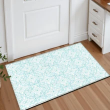 1pc Pattern Printed Rug, Faux Wool Mat - Highly Absorbent, Easy To Clean, Suitable For Home Decor, Farmhouse, Entryway, Indoor, Room, Kitchen, Dining Room, Small Office/Home Office, Sink, Laundry Room, Doormat, Kitchen Mat, Non-Slip Mat - Multicolor - View 27