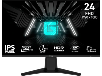 MSI 24" (23.8" Viewable) 144 Hz IPS FHD Gaming Monitor AMD Adaptive Sync G242L E14