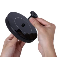 PORIYA Solar Powered Pond Pump Fountain, 6.3inch Floating With 6 Nozzles & LED Light, Direct-Drive For Bird Bath, Small Pond & Garden Deco