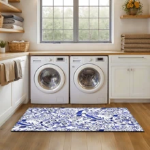 1pc Pattern Printed Rug, Faux Wool Mat - Highly Absorbent, Easy To Clean, Suitable For Home Decor, Farmhouse, Entryway, Indoor, Room, Kitchen, Dining Room, Small Office/Home Office, Sink, Laundry Room, Doormat, Kitchen Mat, Non-Slip Mat - Multicolor - View 20