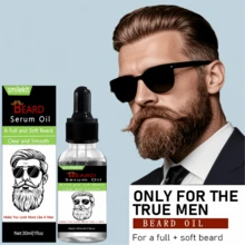 2 件男士胡须油，深层清洁，保湿，软化，胡须修饰油，30ml+30ml - 黑色-2只裝 - 查看 10